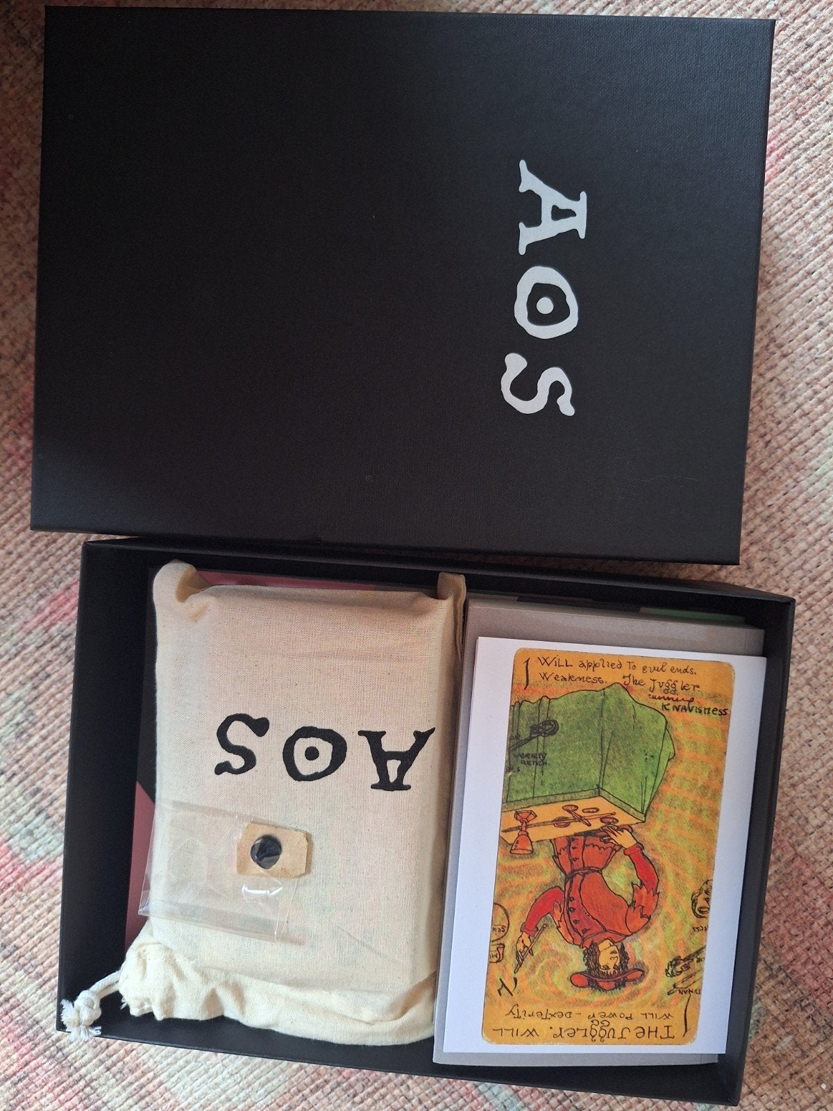 Austin Osman Spare tarot box set, Verzenden, Zo goed als nieuw, Tarot of Kaarten leggen, Overige typen