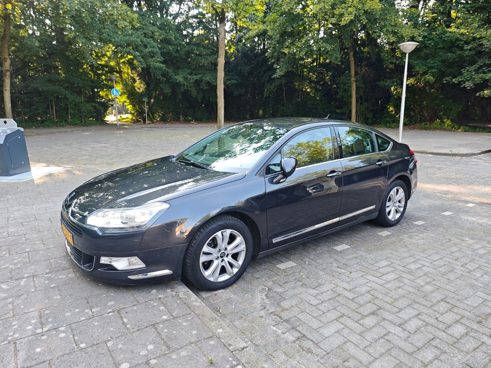 Citroën C5 1.6 THP AUT 2011 Grijs, Auto's, 1490 kg, Beige, Bluetooth, 1710 kg