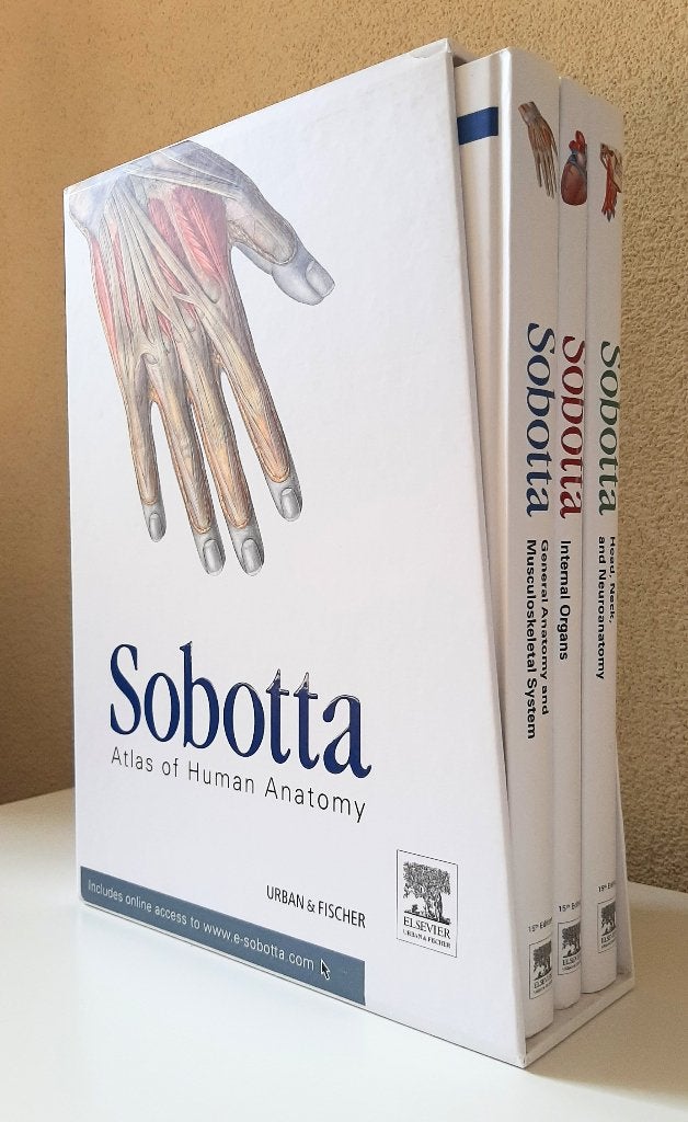 Sobotta Atlas of Human Anatomy 15th Edition, Ophalen of Verzenden, Beta, Zo goed als nieuw, WO