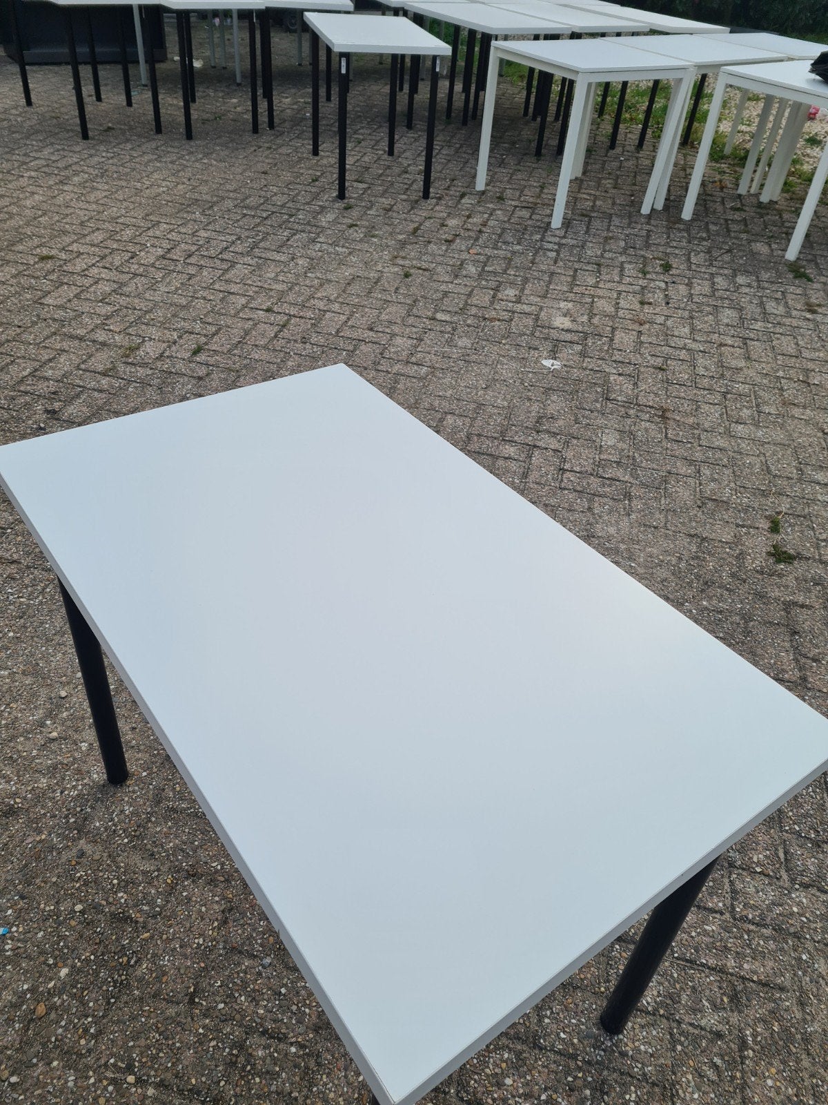 Tafel  11x  ikea   één maand oud 100x60 cm, Ophalen, Zo goed als nieuw, Campingstoel