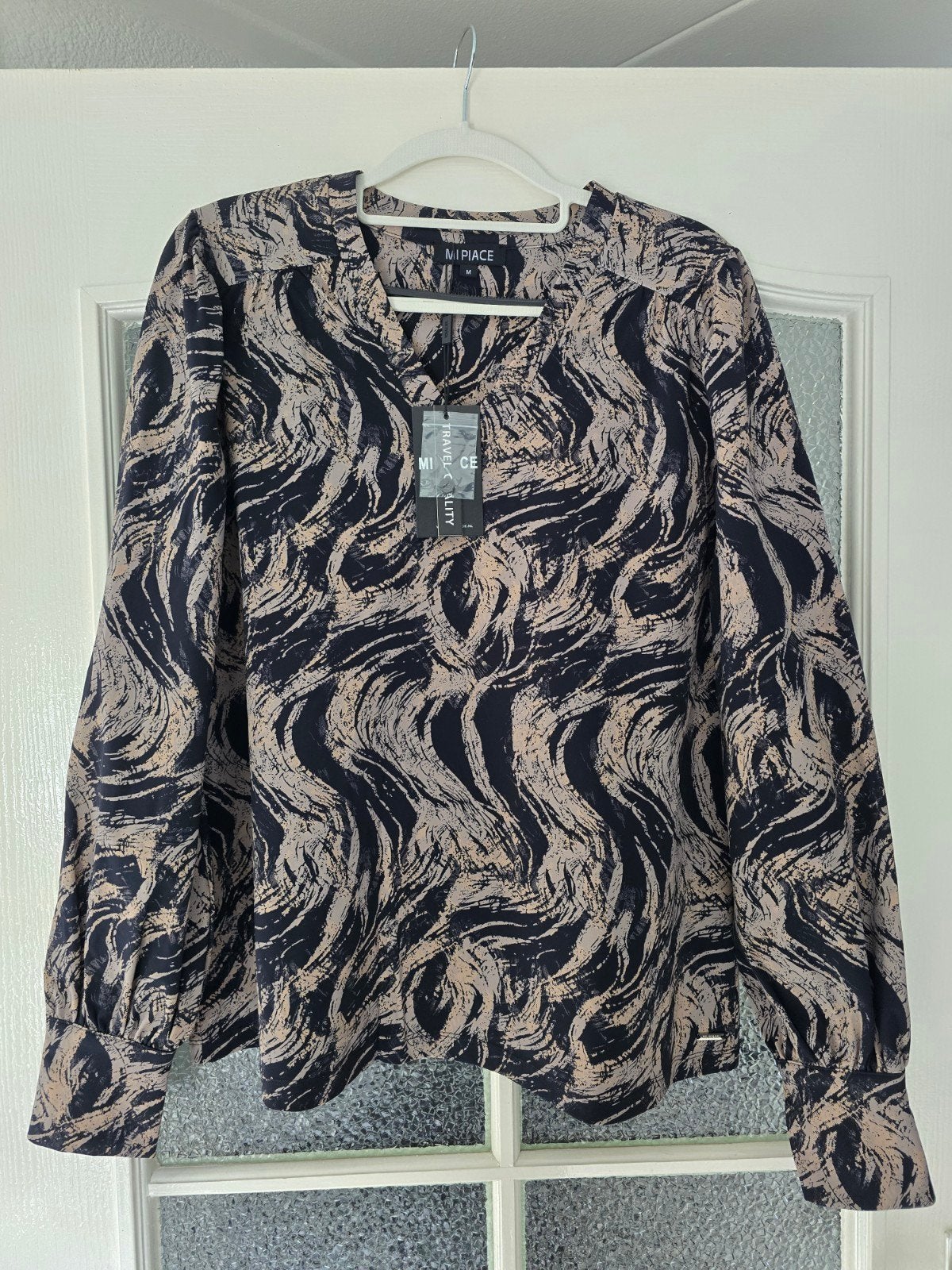 nieuw mi piace black taupe M travel, Ophalen of Verzenden, Nieuw, Maat 38/40 (M), Zwart
