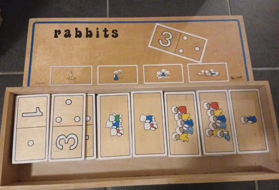 Rolf Rabbits Telspel / Domino, Ophalen of Verzenden, Gebruikt, Puzzelen