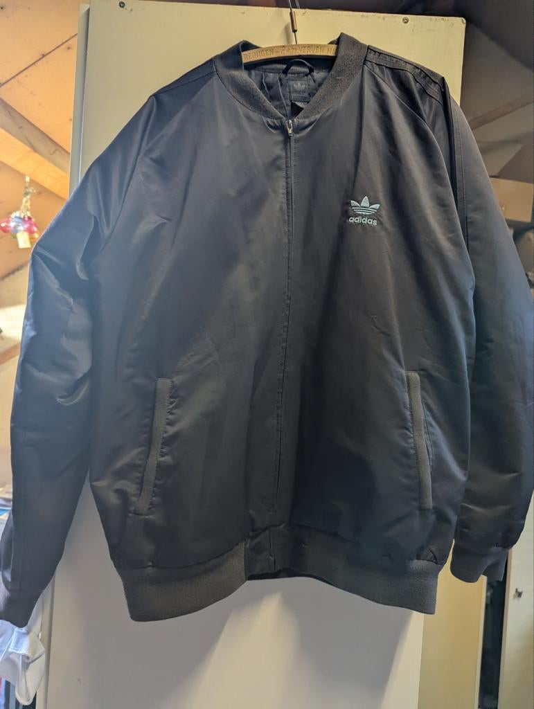 Adidas bomberjas, Zwart, Maat 56/58 (XL), Ophalen of Verzenden, Gedragen