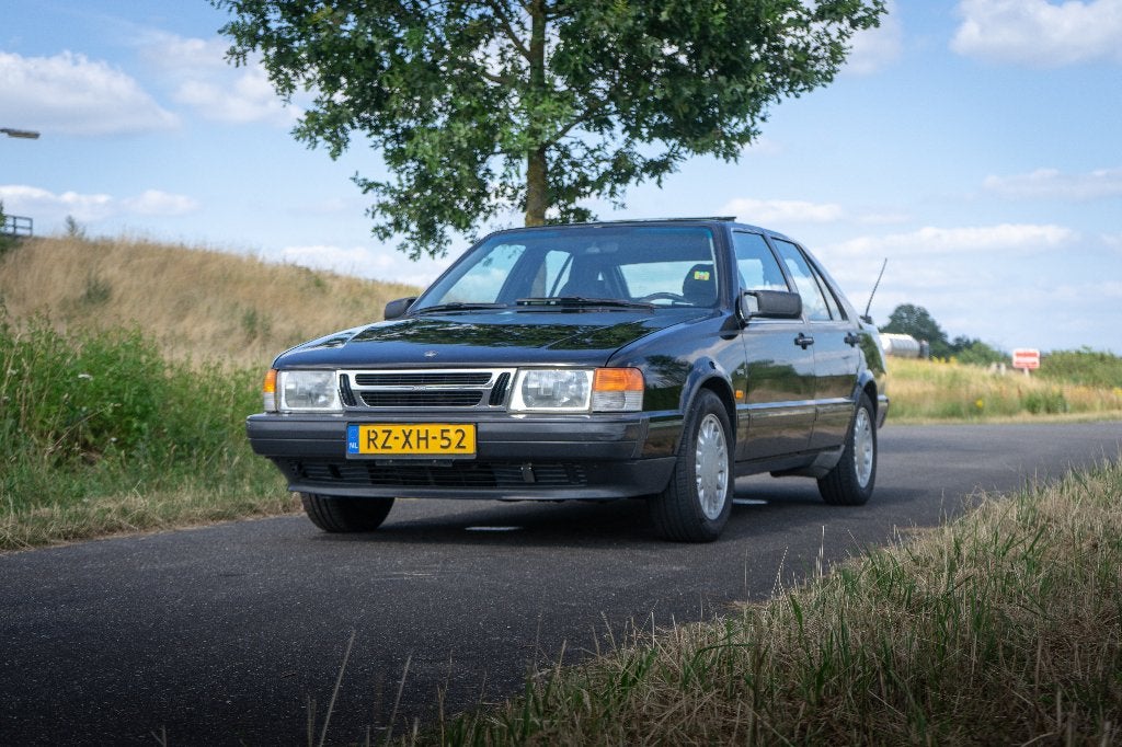 Saab 9000S Automaat 1988, Auto's, Automaat, Zwart, Zwart, Particulier