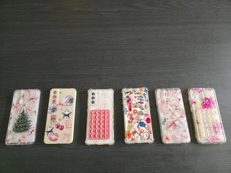 6 telefoonhoesjes voor Samsung S21 FE 5G, Ophalen of Verzenden, Zo goed als nieuw, Overige modellen, Hoesje of Tasje