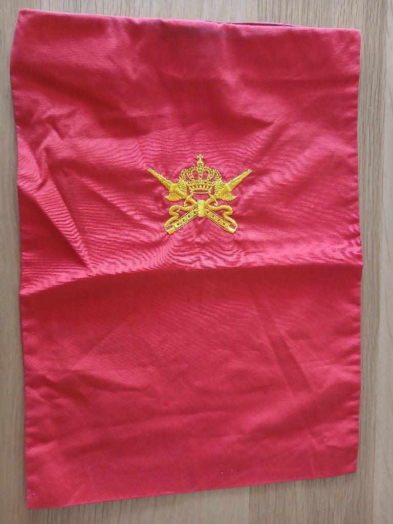 Halsdoek / onderdeelsjaal KMS, Verzenden, Landmacht, Nederland, Embleem of Badge