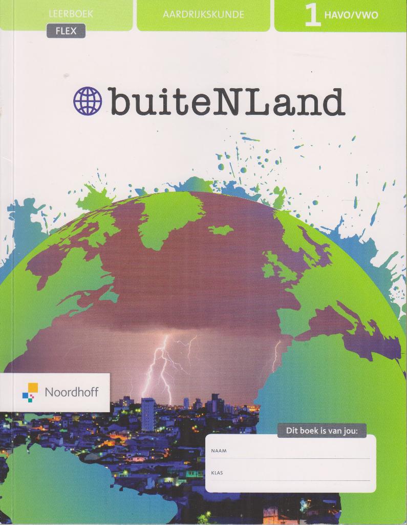BuiteNLand 4e editie 1 HAVO-VWO/ CLIL (FLEX) Leer/Werkboeken, Verzenden, Nieuw, Aardrijkskunde, Noordhoff Uitgevers