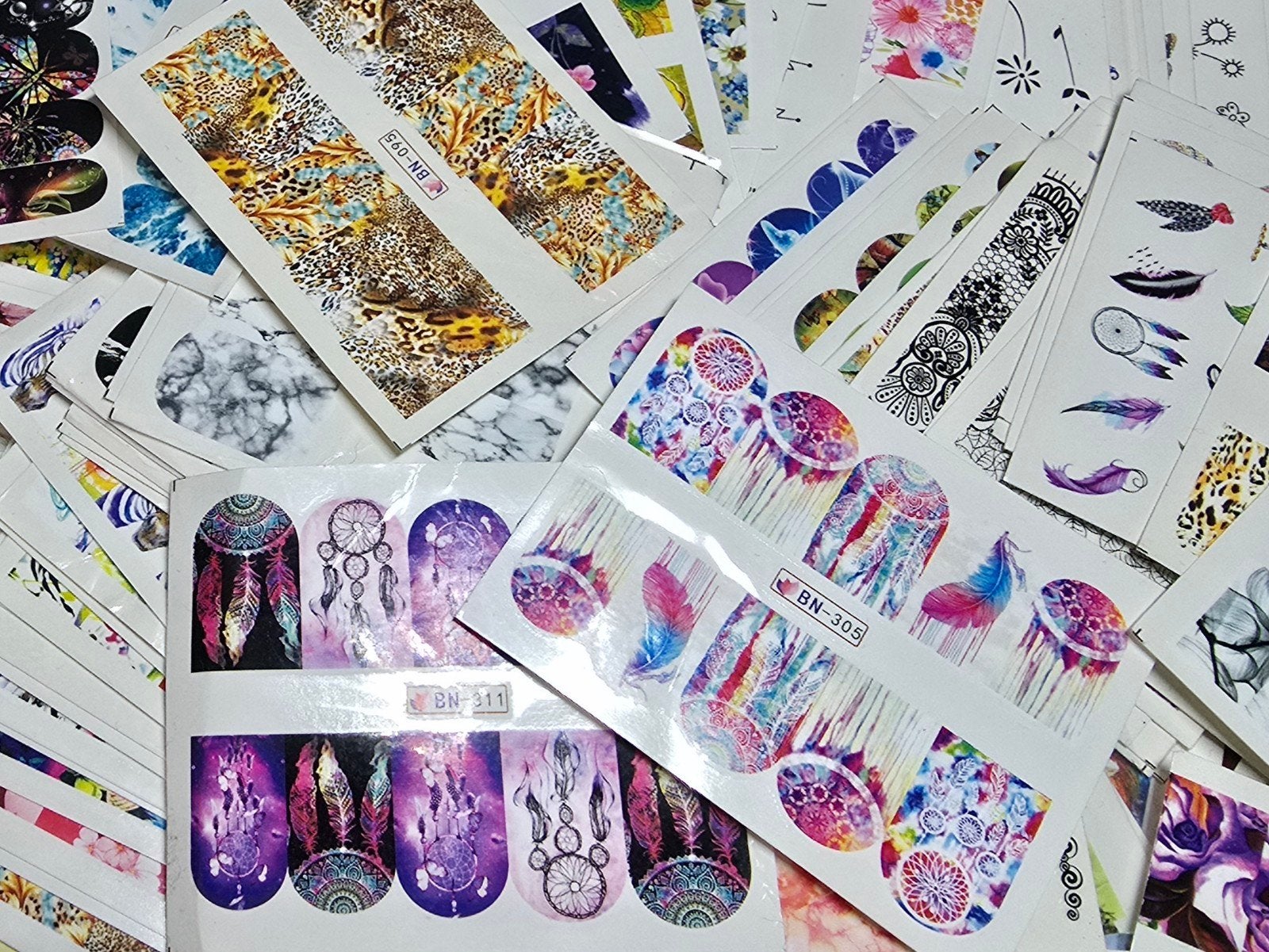 Grote collectie nagel waterdecals / nagelstickers, Ophalen of Verzenden, Nieuw, Overige typen