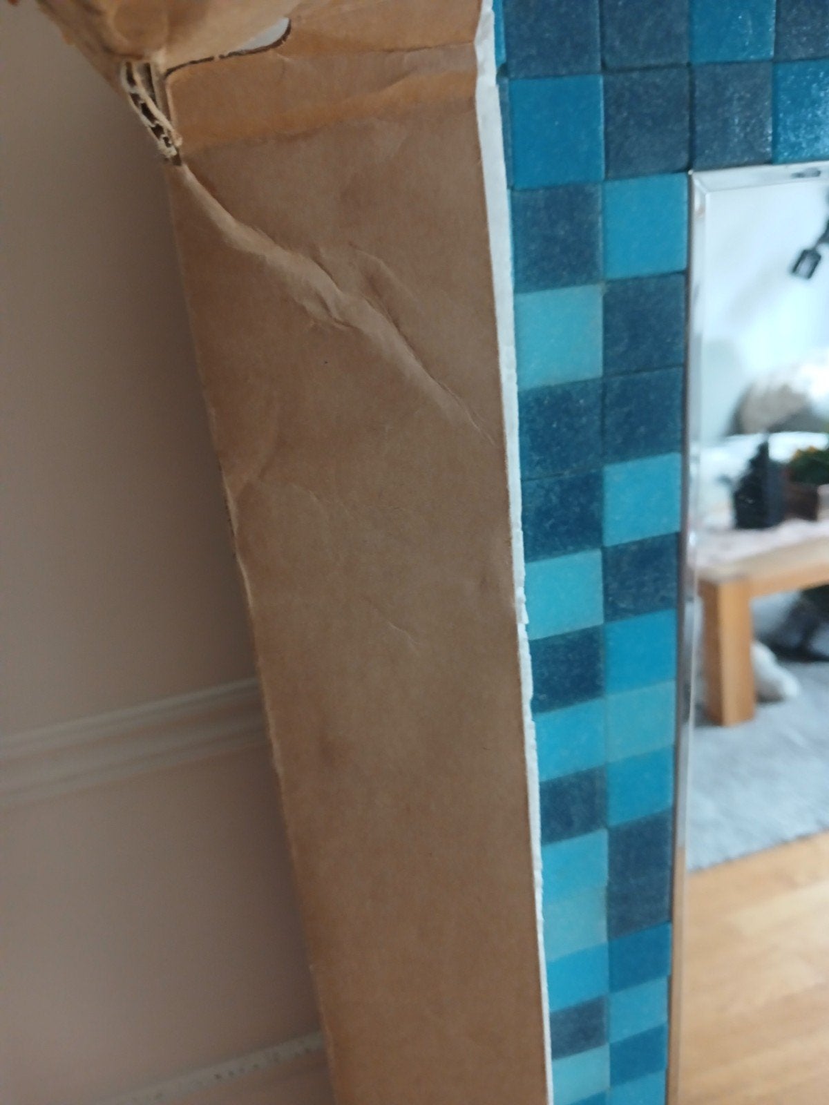 nieuwe spiegel 42x125 cm zware uitvoering, Ophalen of Verzenden, Nieuw, Rechthoekig, Minder dan 100 cm