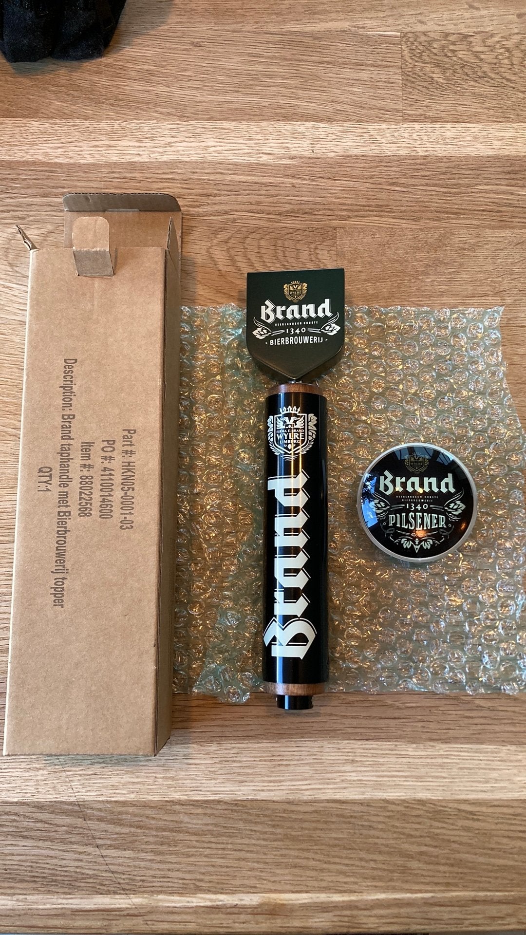 Taphendel + taplens Brand bier (NIEUW), Ophalen of Verzenden, Nieuw, Brand