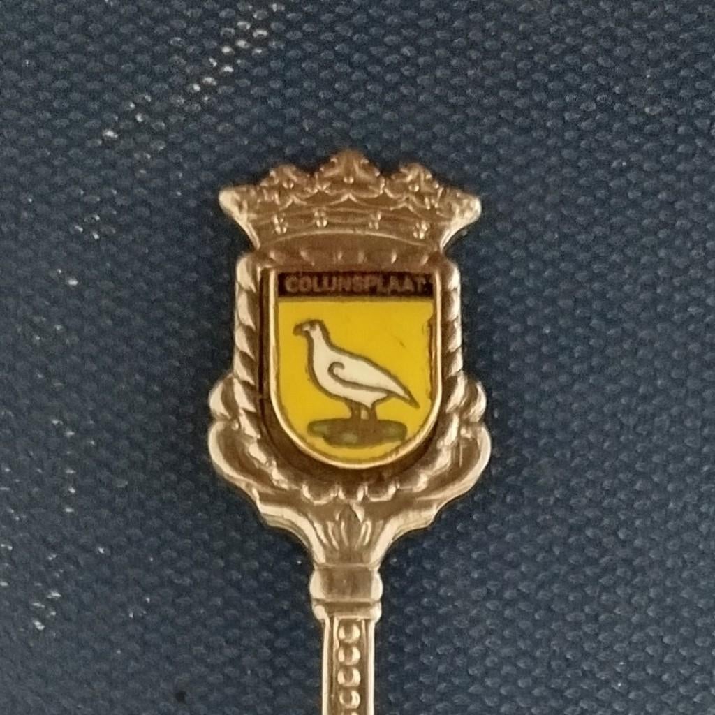 verzilverd lepeltje Colijnsplaat (PAKO), Noord-Beveland, Ophalen of Verzenden