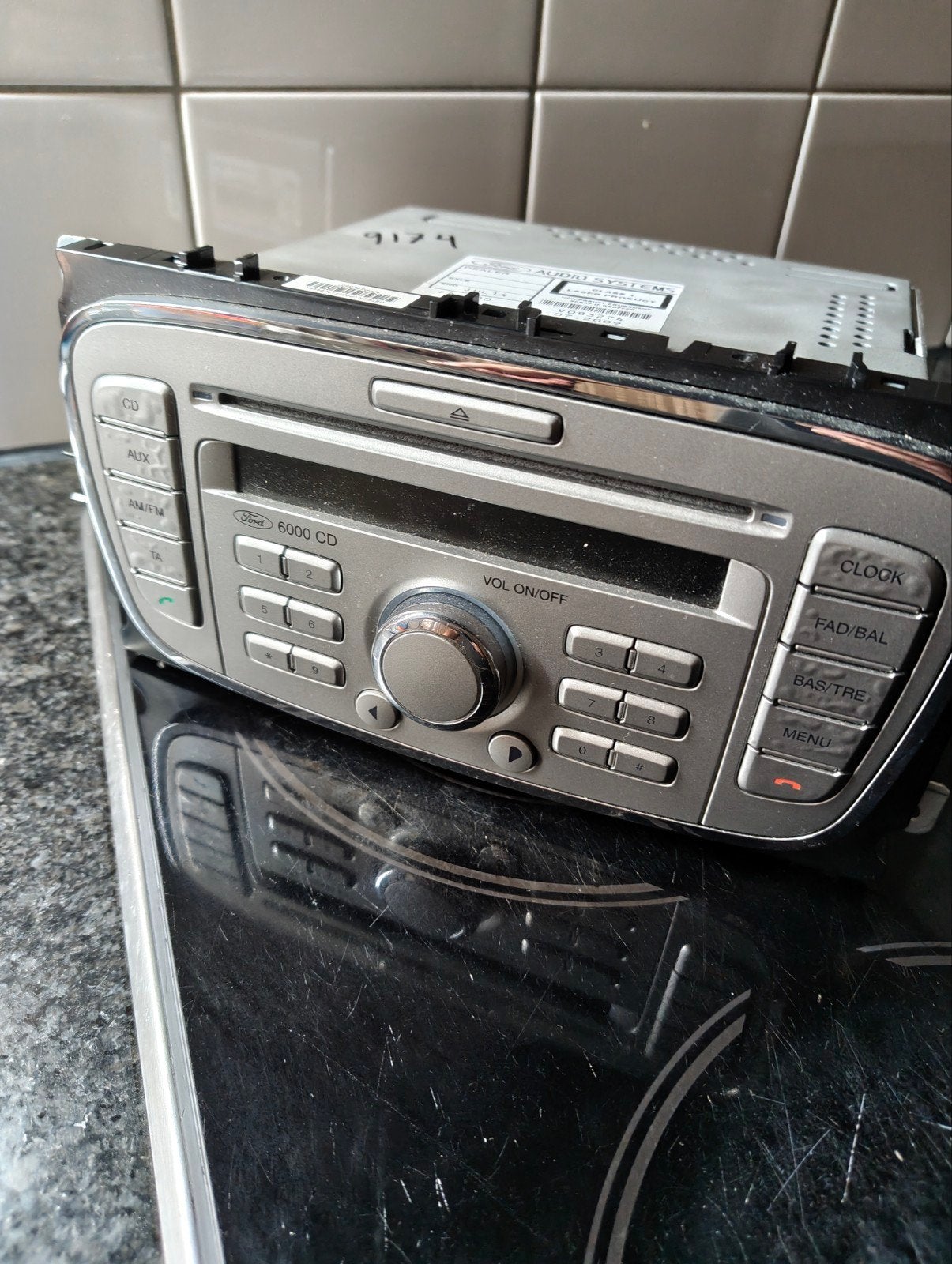 Ford 6000 CD Autoradio - Gebruikt, Auto diversen, Autoradio's, Ophalen of Verzenden, Gebruikt