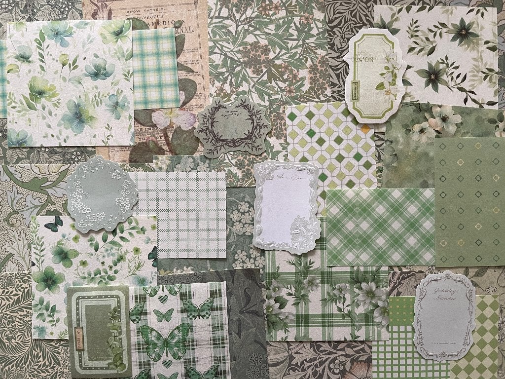 Scrapbooking natuurlijke kleuren papier, Verzenden, Nieuw, Papier of Karton
