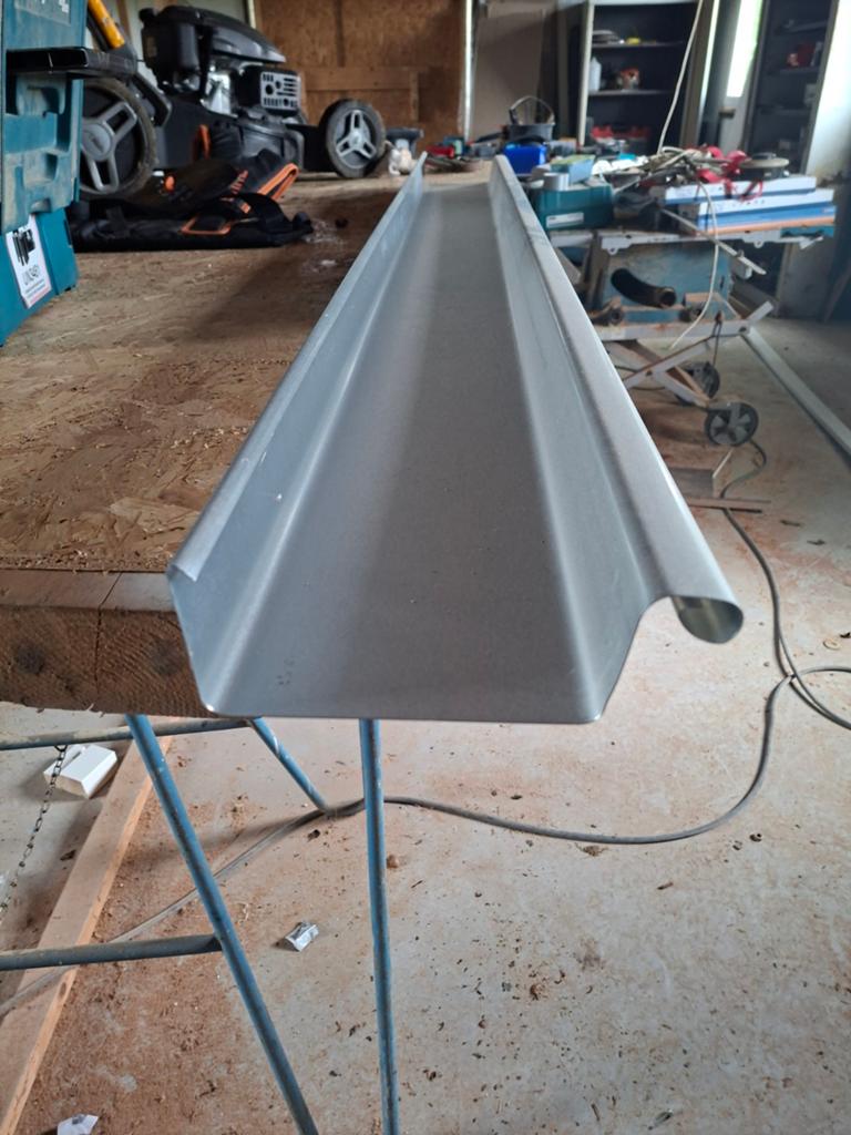 Nieuwe zinken bakgoot 70x160x60 mm - 38m1 incl. beugels, 6 meter of meer, 60 tot 80 mm, Nieuw, Ophalen of Verzenden