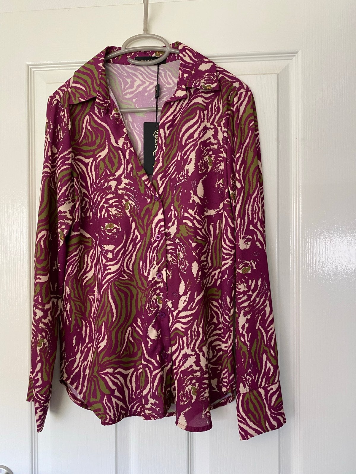Perla Nera Blouse Maat L - Nieuw met kaartje, Ophalen of Verzenden, Nieuw, Maat 42/44 (L), Paars