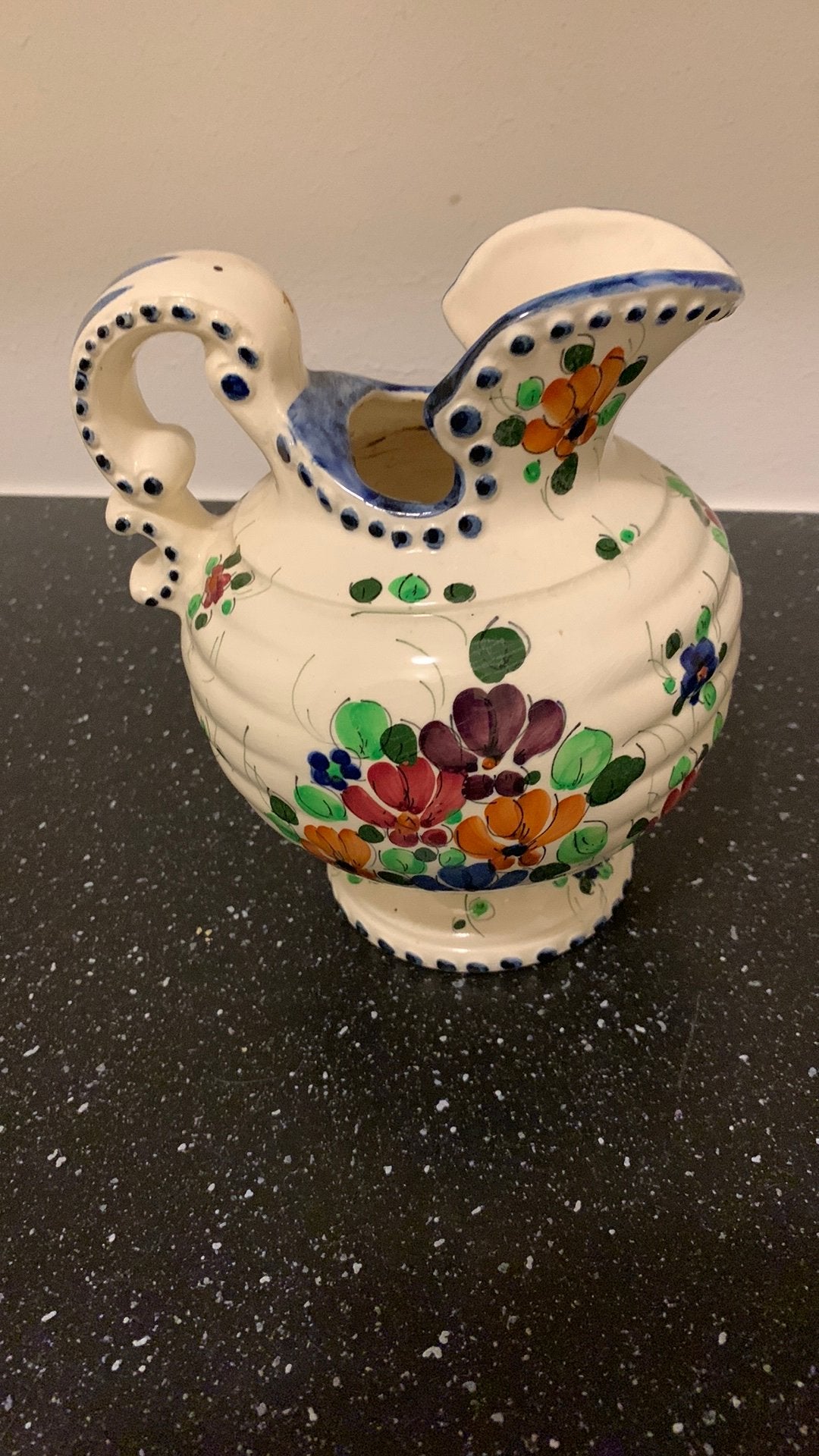 Belgische vaas met bloemmotief, Antiek en Kunst, Ophalen of Verzenden