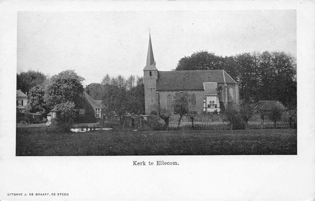 702-173-015 Kerk Te Ellecom., Verzenden, Voor 1920, Gelderland