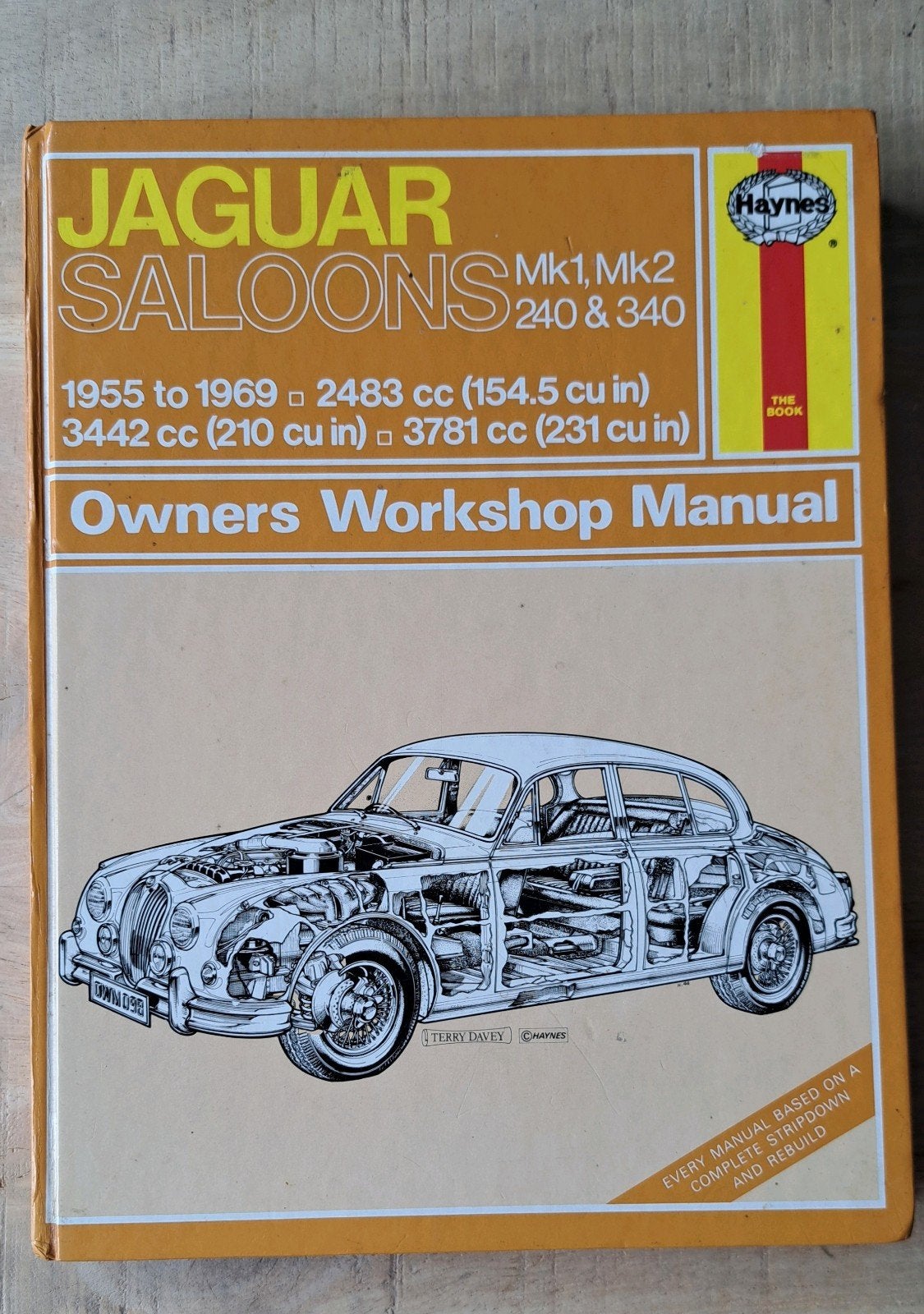 Haynes Owners Workshop Manual Jaguar Saloons Mk1 Mk2, Ophalen of Verzenden
