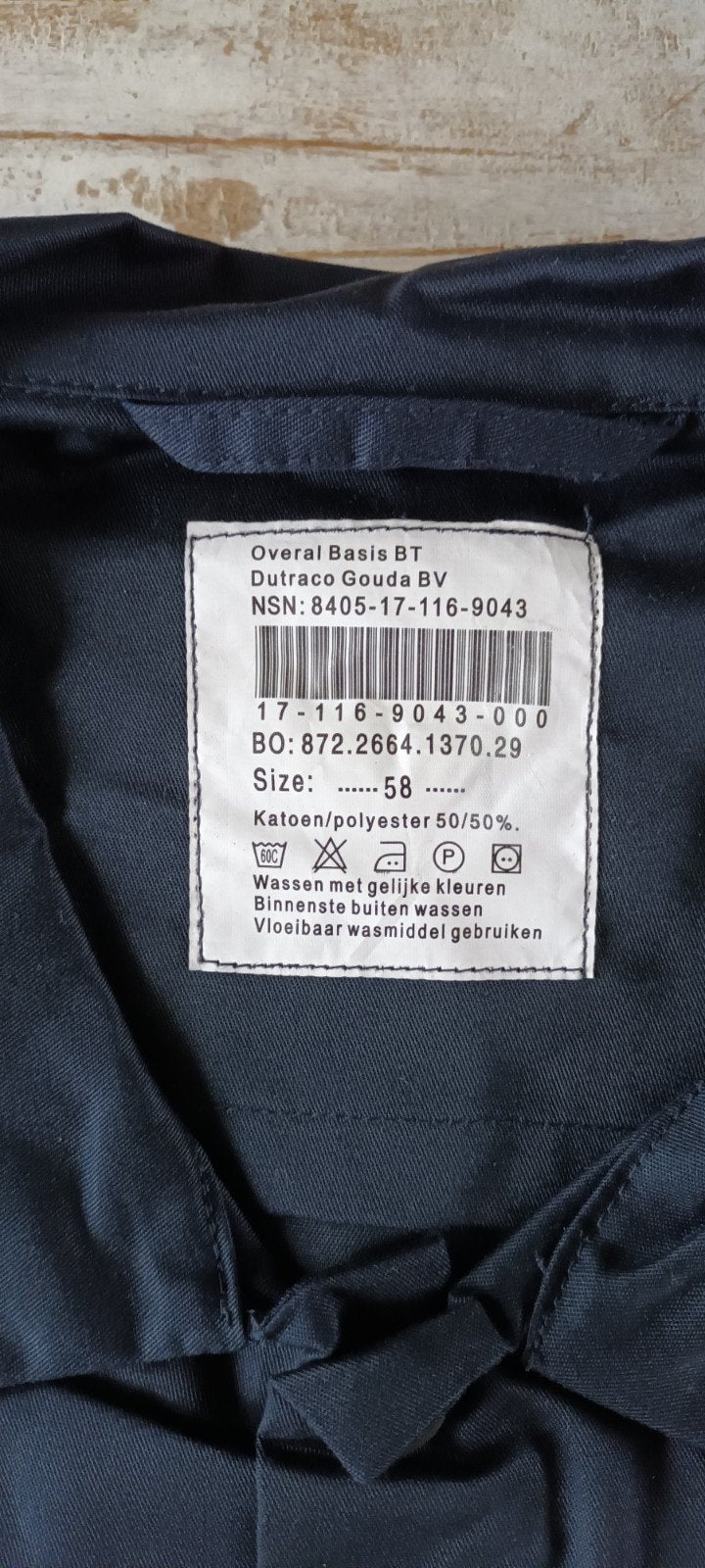 werkoverall, maat 58, nieuw,, Ophalen of Verzenden, Nieuw, Overall