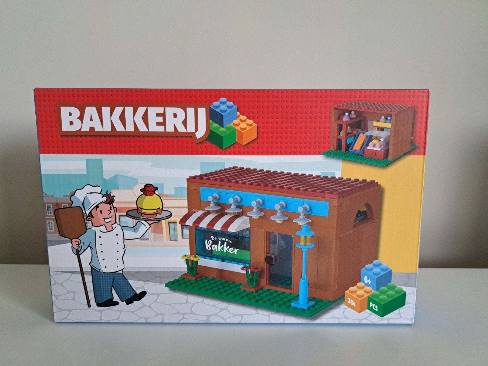 Bakkerij van bouwsteentjes., Ophalen of Verzenden, Zo goed als nieuw, Inclusief instructies, Overige thema's