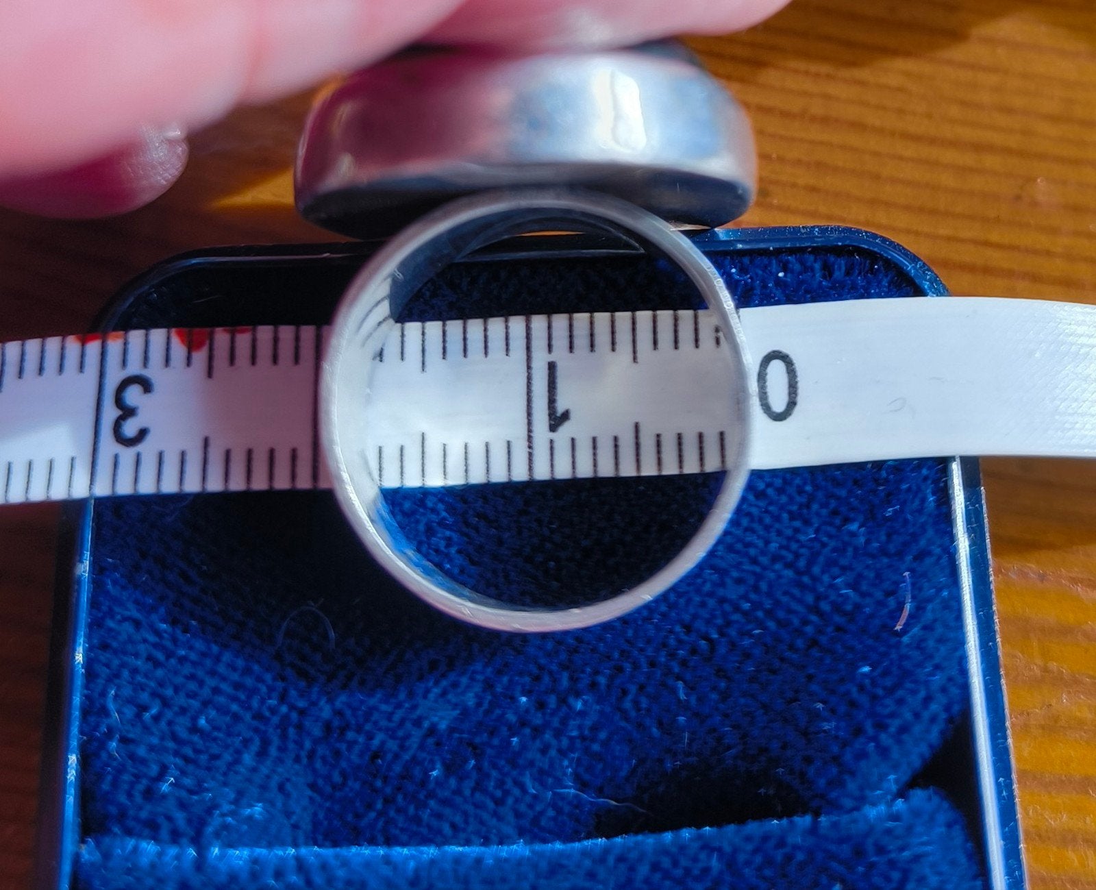 zilveren ring met mosagaat, 18 tot 19, Ophalen of Verzenden, Zo goed als nieuw, Met edelsteen