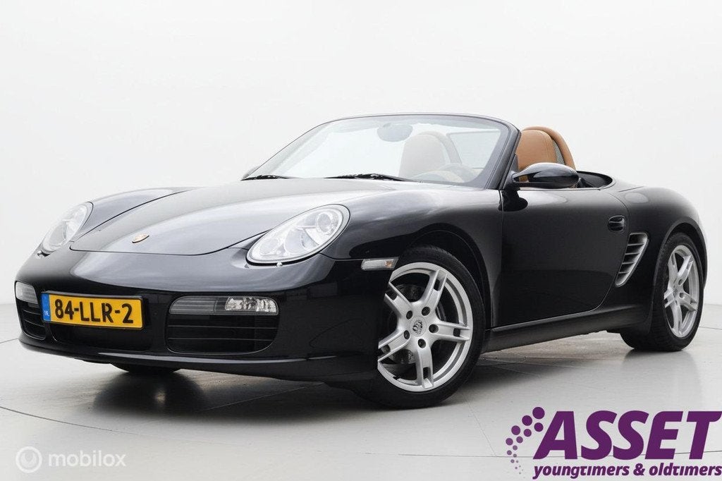 Porsche Boxster 2.7 240pk| 73dkm | handbak | stoelverwarming, Achterwielaandrijving, Gebruikt, Beige, Zwart