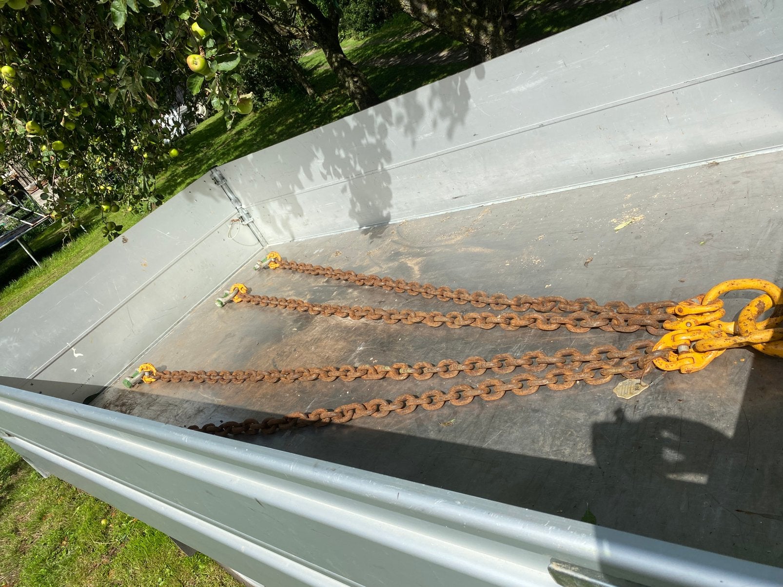 Zware viersprong ketting, Ophalen, Gebruikt