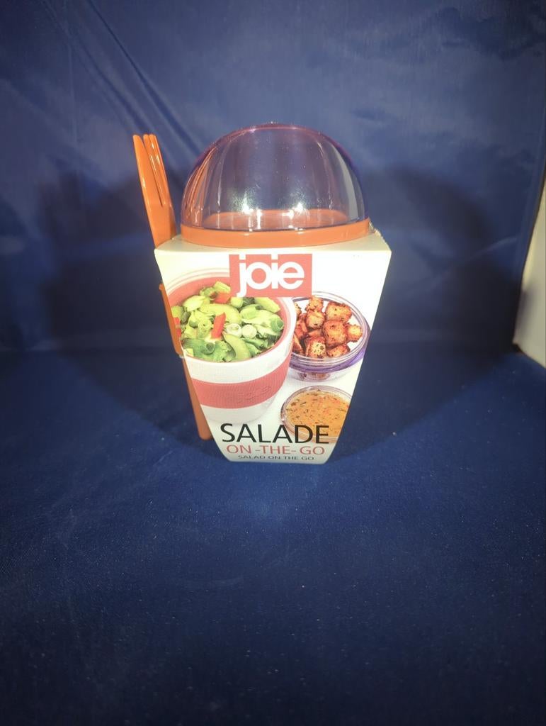 Joie Salade On-The-Go Saladebeker met Vork, Overige typen, Kunststof, Nieuw, Ophalen of Verzenden