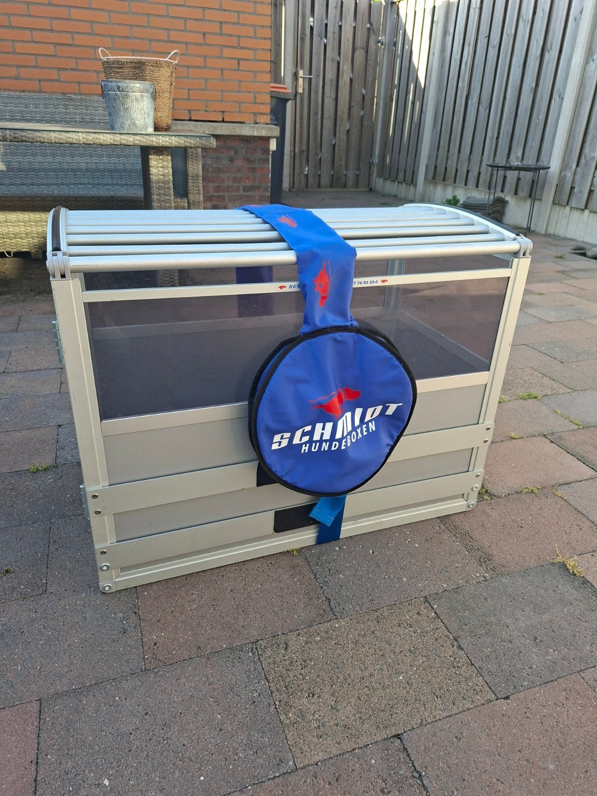 Schmidt hundebox backseat premium kennel, Ophalen, Hondenkennel, Gebruikt, Minder dan 65 cm
