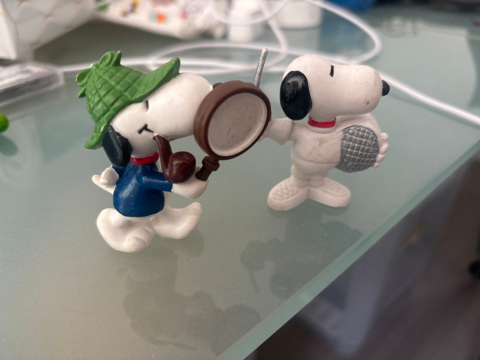 Snoopy Detective & Tennis Figuurtjes - Peanuts Collectie, Verzamelen, Speelgoed, Ophalen of Verzenden, Gebruikt
