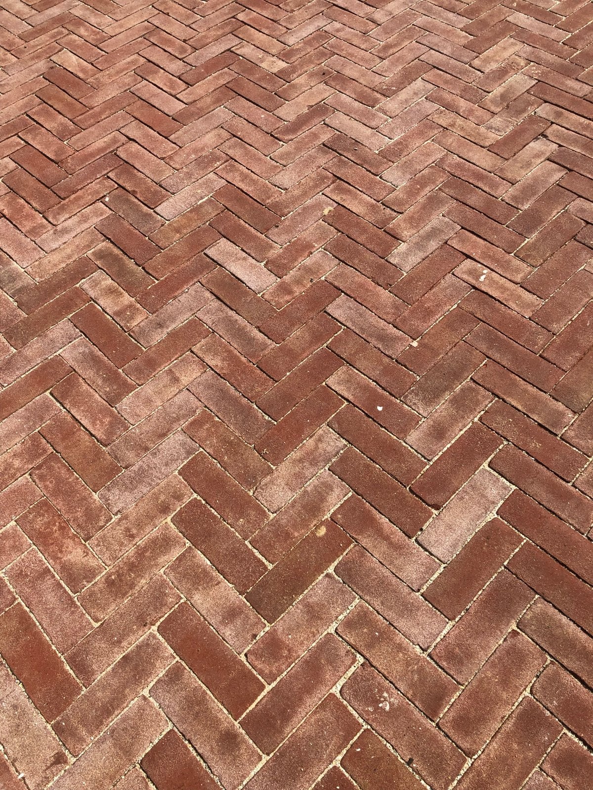 Mooie rode waaltjes klinkers dikformaat - ca. 8m2, Tuin en Terras, Tegels en Klinkers, Ophalen, Overige materialen, Gebruikt, Klinkers