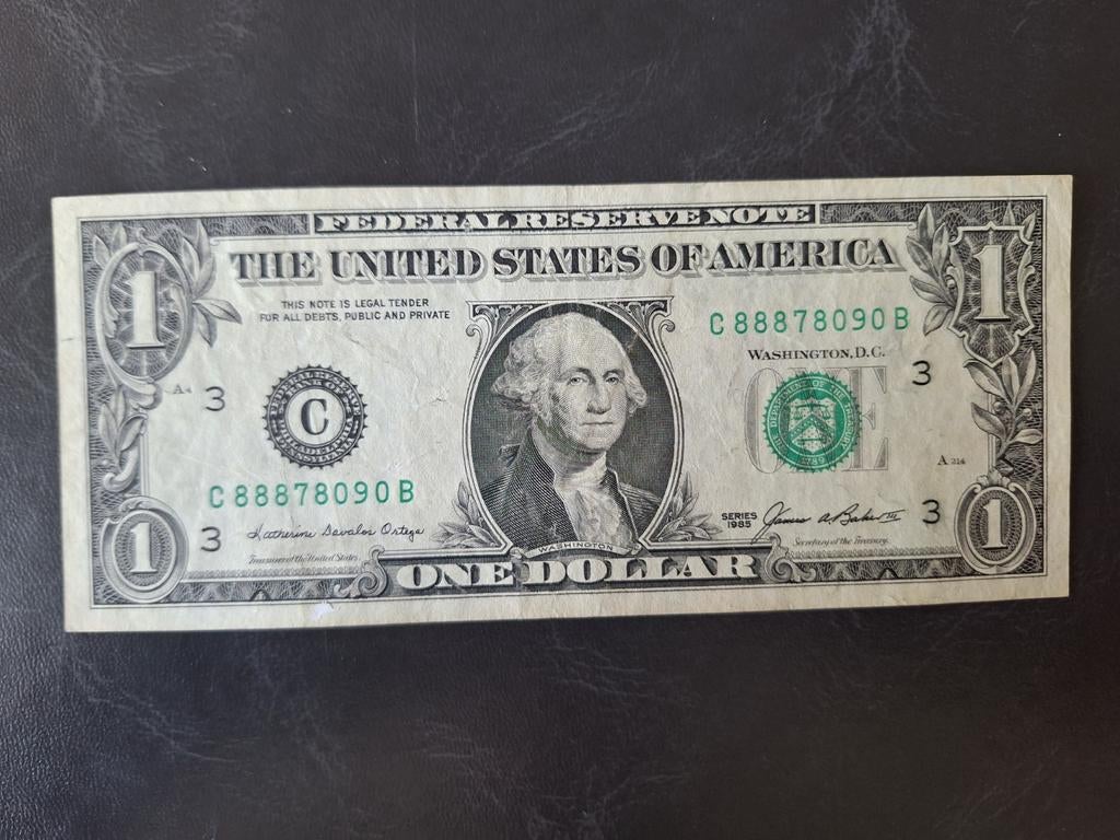 1 dollar 1985, Ophalen of Verzenden, Noord-Amerika