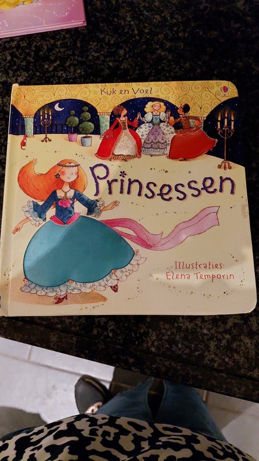 Kijk en Voel Prinsessenboek - Sprookjes voor Kinderen, Ophalen of Verzenden