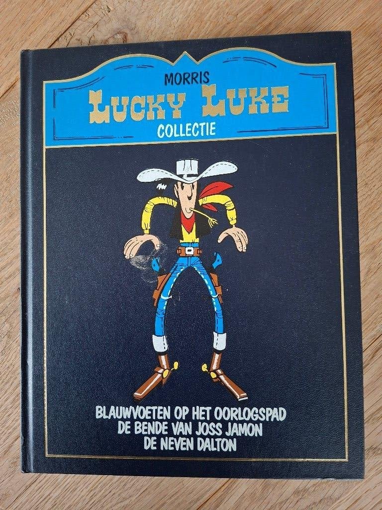 5 Morris Lucky Luke-stripboeken – mooie set, Ophalen of Verzenden, Zo goed als nieuw, Morris, Meerdere stripboeken