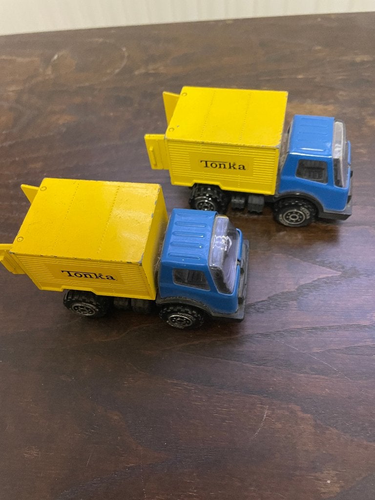 Tonka deliverybox. 2 Stuks. Vintage, Ophalen of Verzenden, Gebruikt