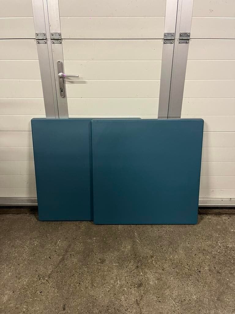 30 stuks horeca terras tafelbladen werzalit outdoor 80x80 cm, Ophalen, Zo goed als nieuw