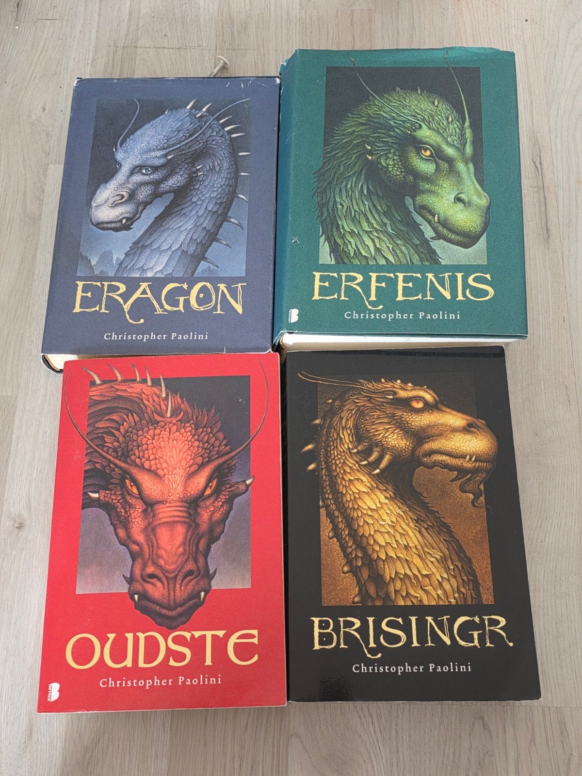 Eragon complete serie (4 boeken) - Christopher Paolini, Boeken, Fantasy, Gelezen, Ophalen of Verzenden