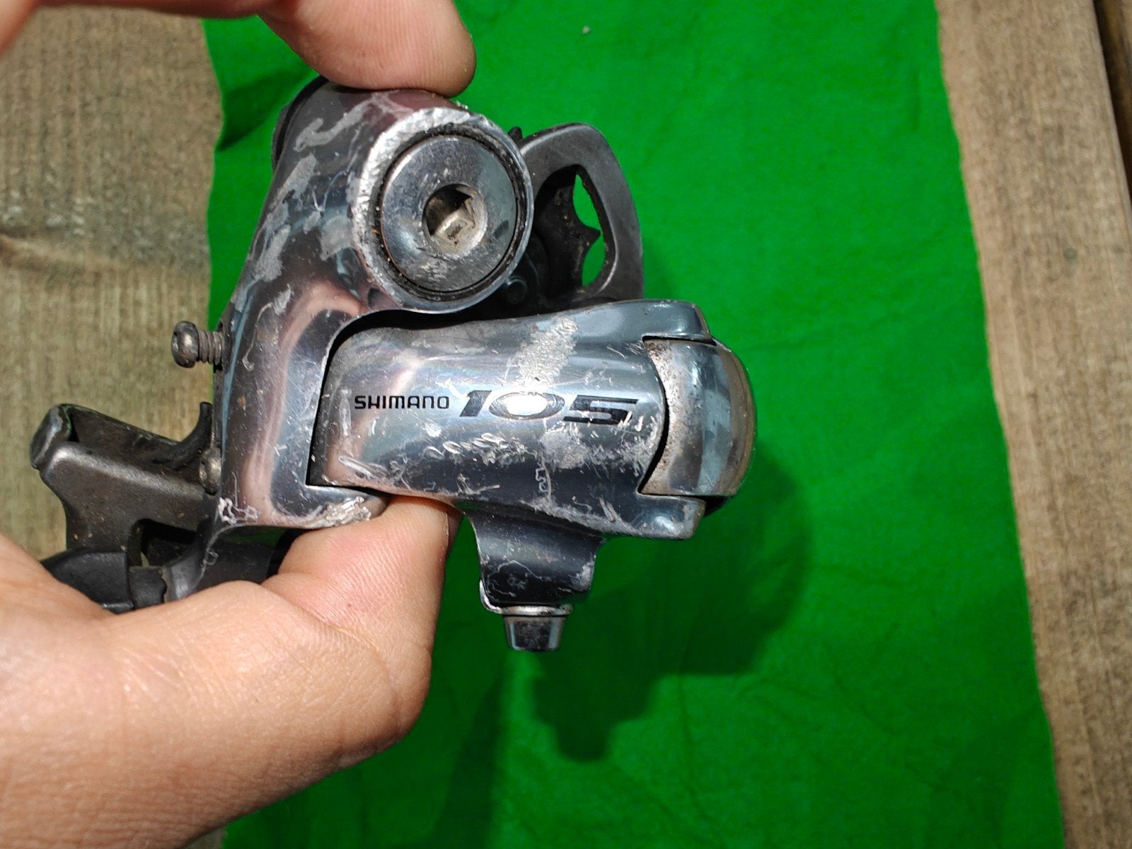 Shimano 105 achterderailleur, Fietsen en Brommers, Fietsonderdelen, Ophalen of Verzenden