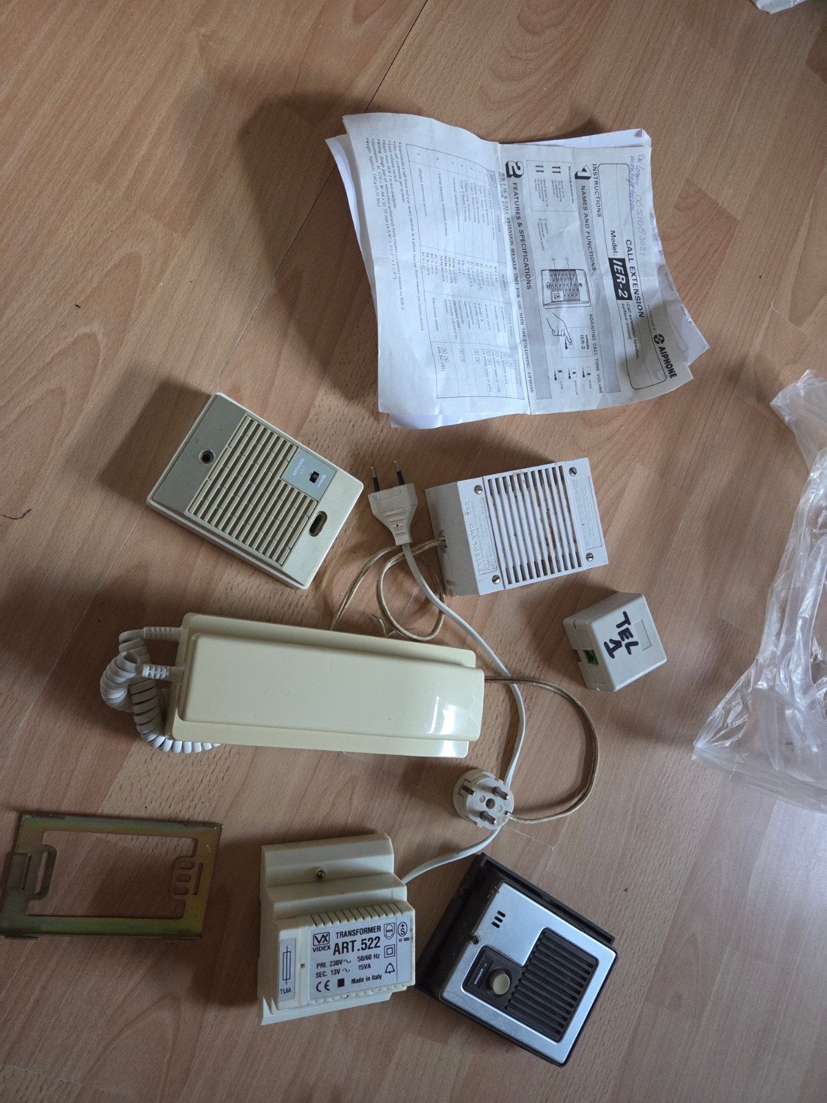 Intercom deurtelefoon - werkend gedemonteerd, Ophalen of Verzenden, Gebruikt, 1 handset