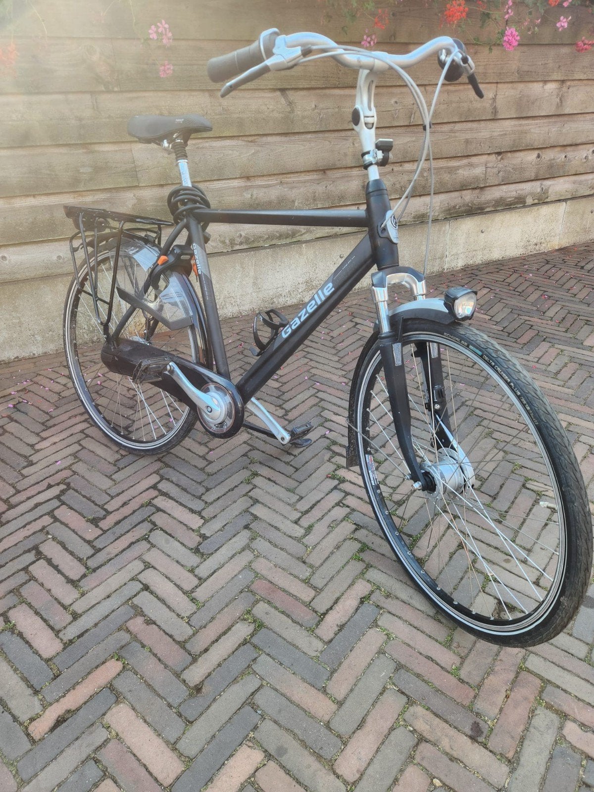 Gazelle Orange Plus herenfiets - Zo goed als nieuw, Fietsen en Brommers, Fietsen | Heren | Herenfietsen, Ophalen, Velgrem, Versnellingen