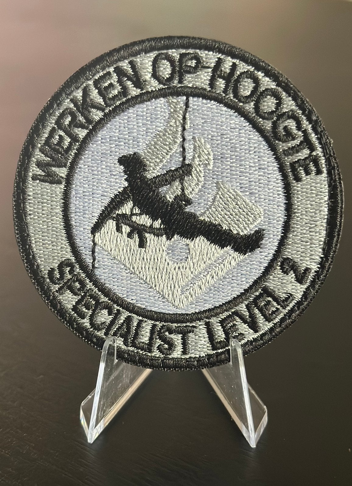 Politie Werken op Hoogte Specialist Level 2 Patch, Ophalen of Verzenden, Marechaussee, Nederland, Embleem of Badge