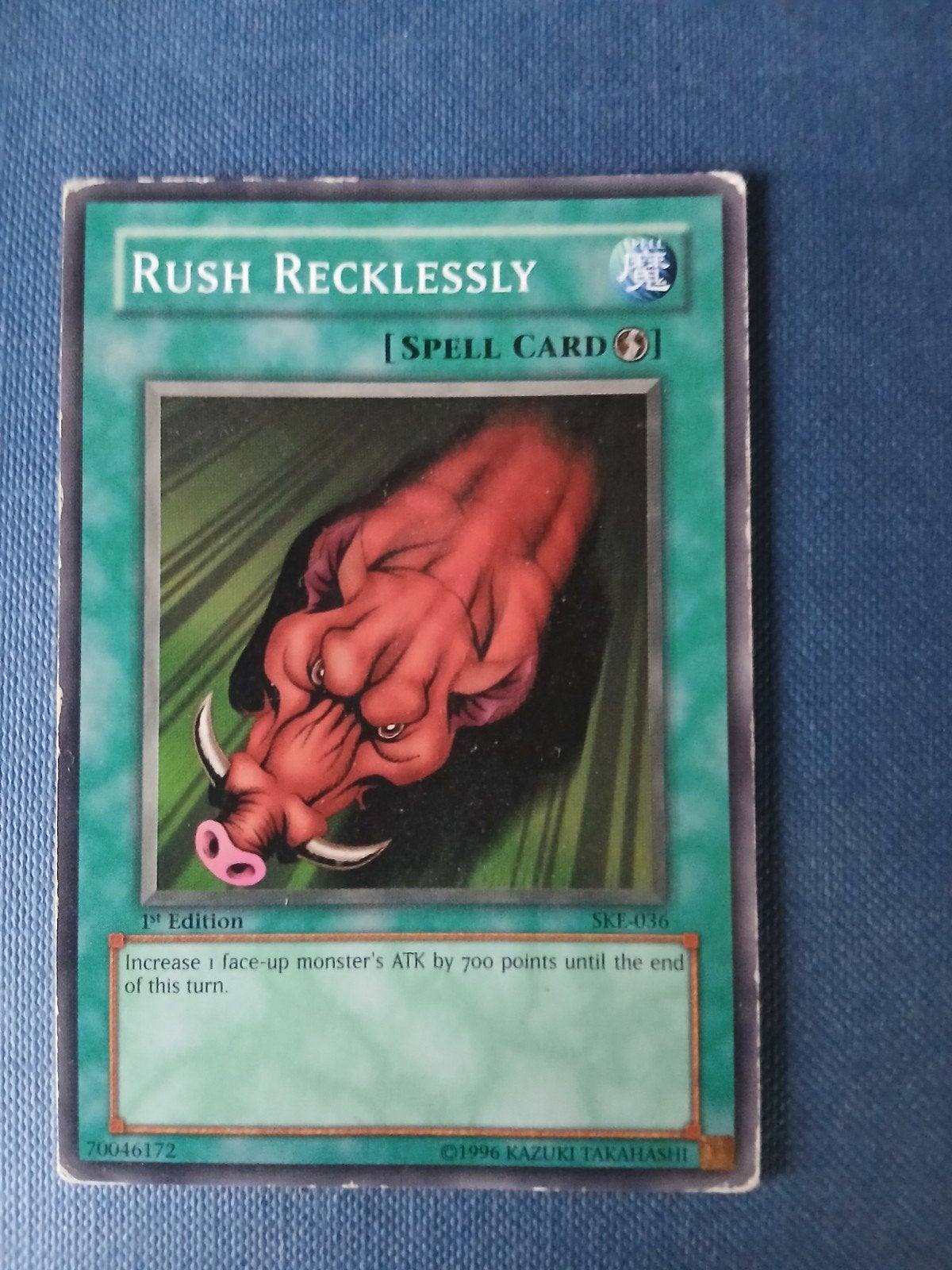 Yu-Gi-Oh! Rush Recklessly Spell Card SKF-036 1st Ed., Verzamelen, Ophalen of Verzenden, Gebruikt