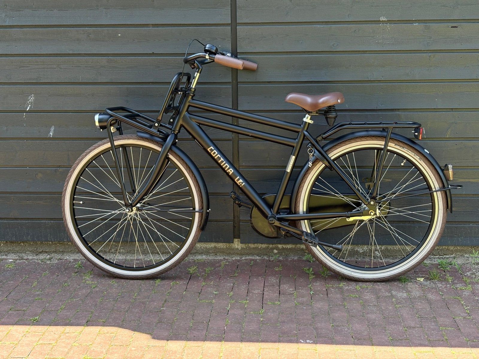 Cortina jongensfiets U4 transport 26 inch, Fietsen en Brommers, Fietsen | Jongens, Terugtraprem, Versnellingen, Zo goed als nieuw