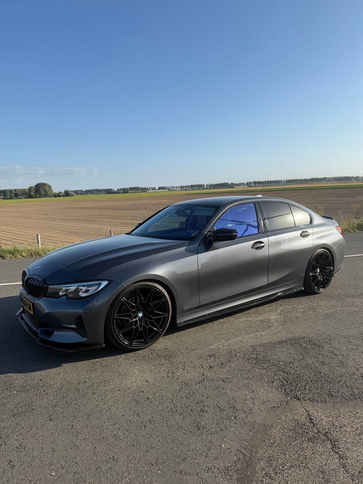 BMW 3-Serie 320i 184pk Aut 2020 Grijs, Auto's, 1998 cc, 4 cilinders, 1435 kg, Origineel Nederlands