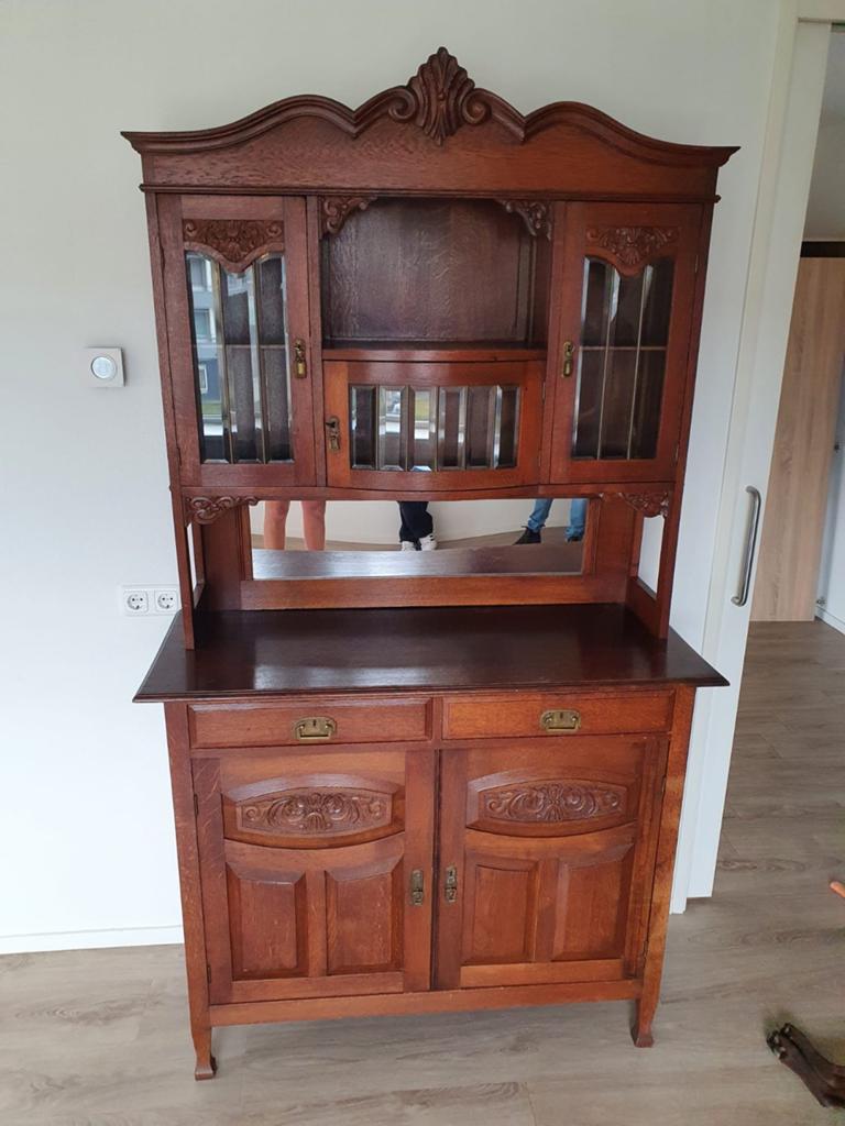 Oude kast 120 x 220, Ophalen