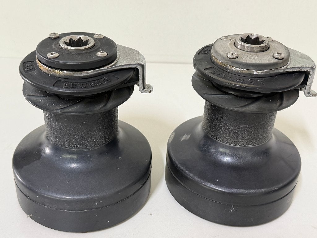 2 x Lewmar 40 ST / selftailing two speed lier, Ophalen of Verzenden, Gebruikt, Lijn of Blok