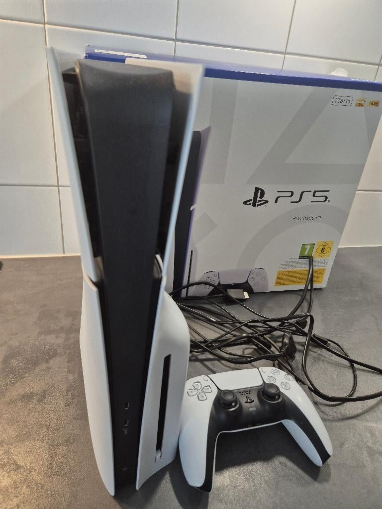 Ps5 slim disc+1 controller, Ophalen, Zo goed als nieuw, Playstation 5