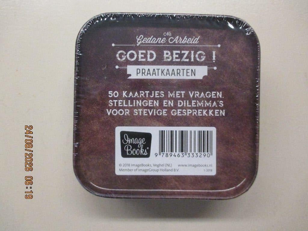 doosje praatkaarten, nog nieuw in cellofane en blikje, Ophalen of Verzenden, Nieuw