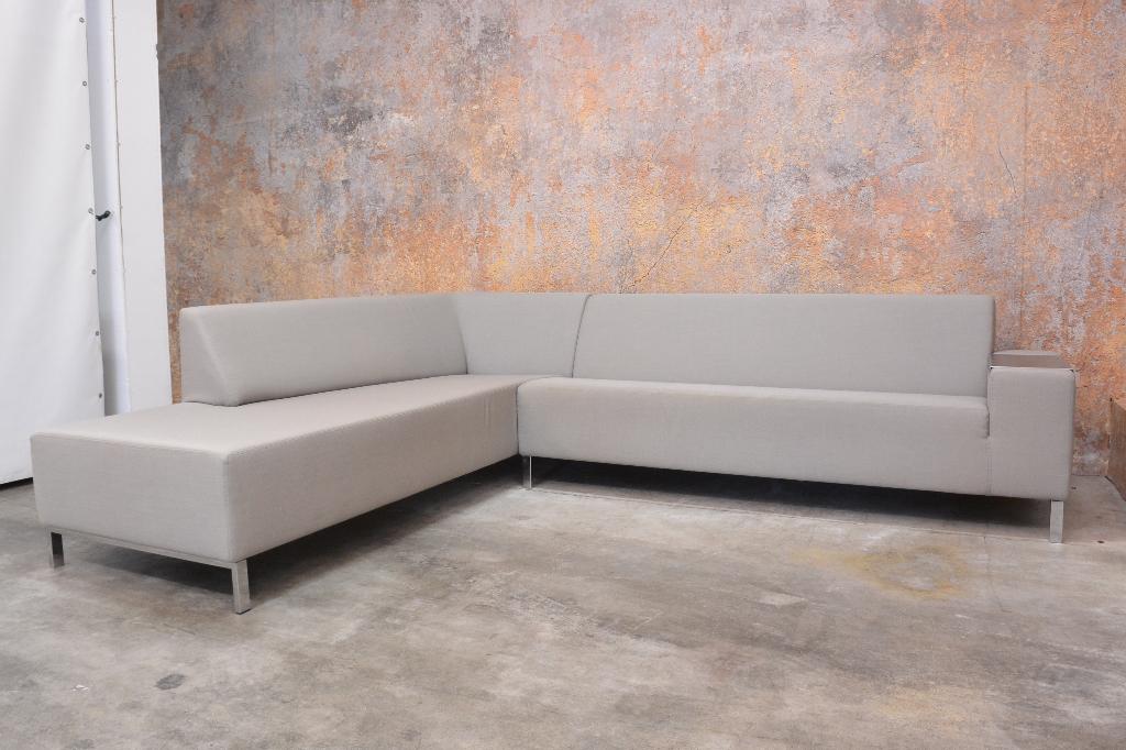 ZGANieuw! fraaie stoffen Gelderland 6511 design hoekbank