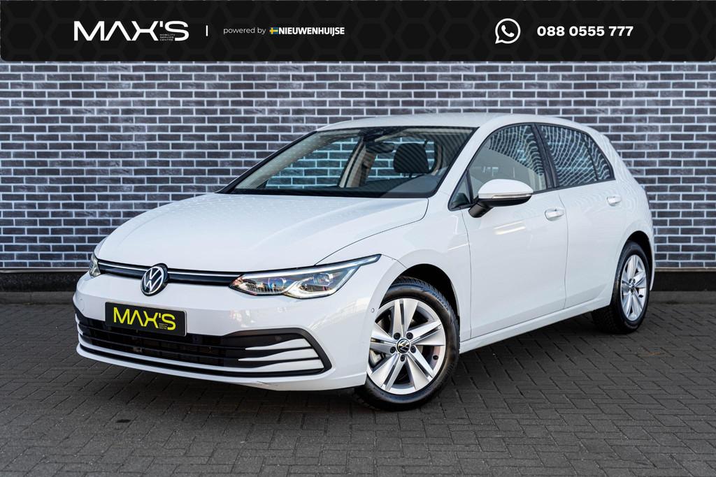 Volkswagen Golf 1.0 eTSI DSG Life Business | Navigatie | App, Auto's, Gebruikt, Euro 6, Wit, 650 kg
